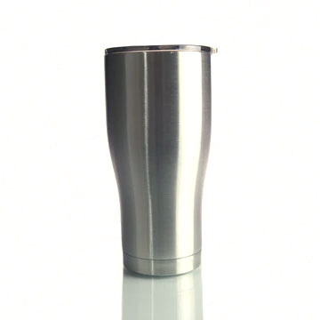 New View Gifts & Accessories Stainless Steel 30-oz. Tumbler with Straw -  White